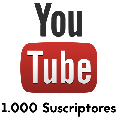1000 suscriptores youtube