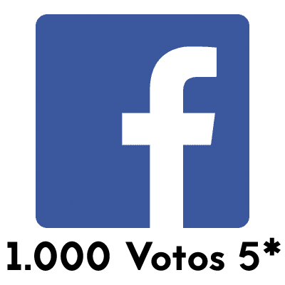 1000 votos 5 estrellas facebook