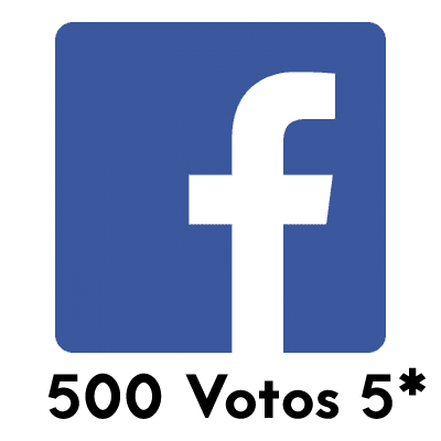 500 votos 5 estrellas facebook