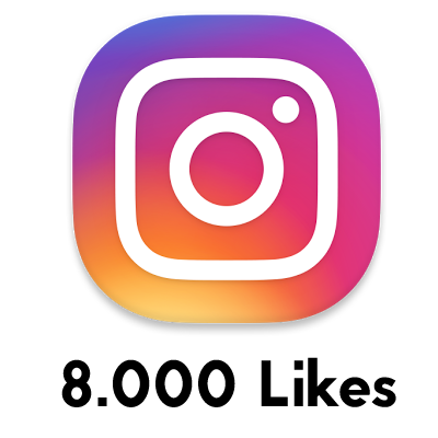8000 likes instagram