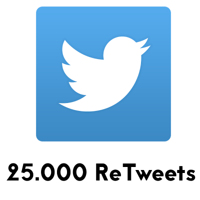 comprar 25000 retweets twitter